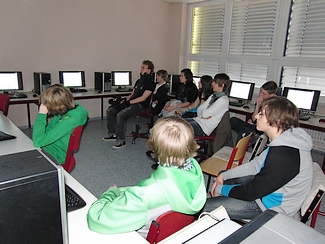 Unter dem Publikum auch ehemalige Heine Schüler